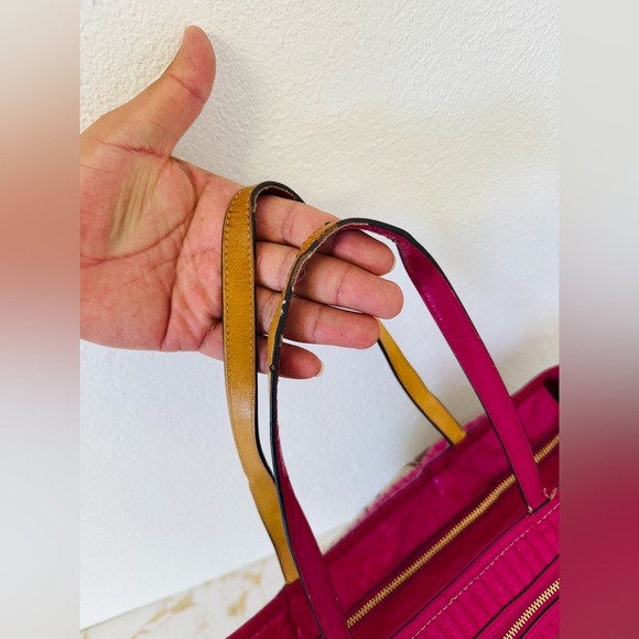 COACH Poppy Pink/Fiusha Tote Bag - Picture 3 of 9
